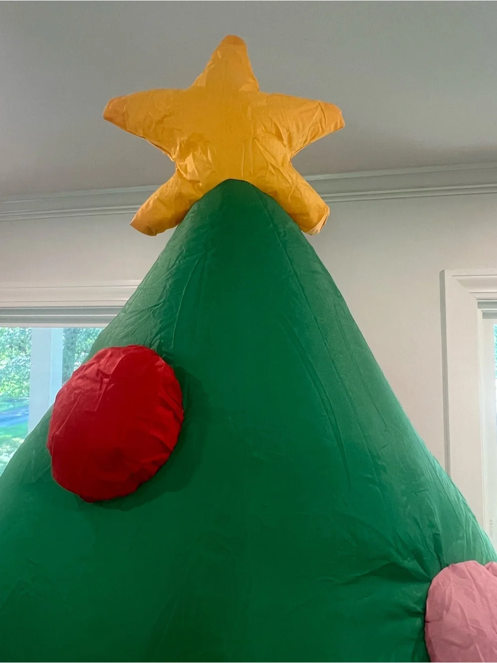 7 Ft Inflatable Christmas Tree Holiday Decor Oversized Indoor Decoration